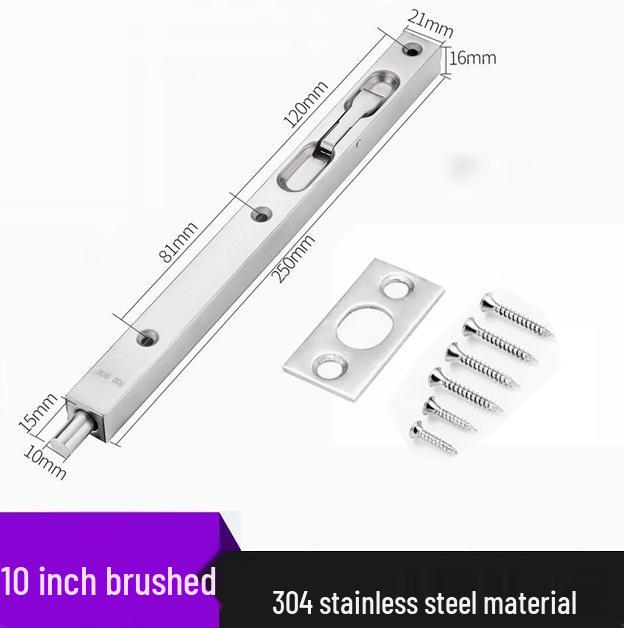 Stainless Steel 304 Concealed Heaven & Earth Fire Door Bolt - 1 Meter Extension