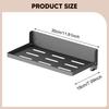 Folding Wall Shelf with Hooks Versatile Decoration Mounted Bathroom Floating for