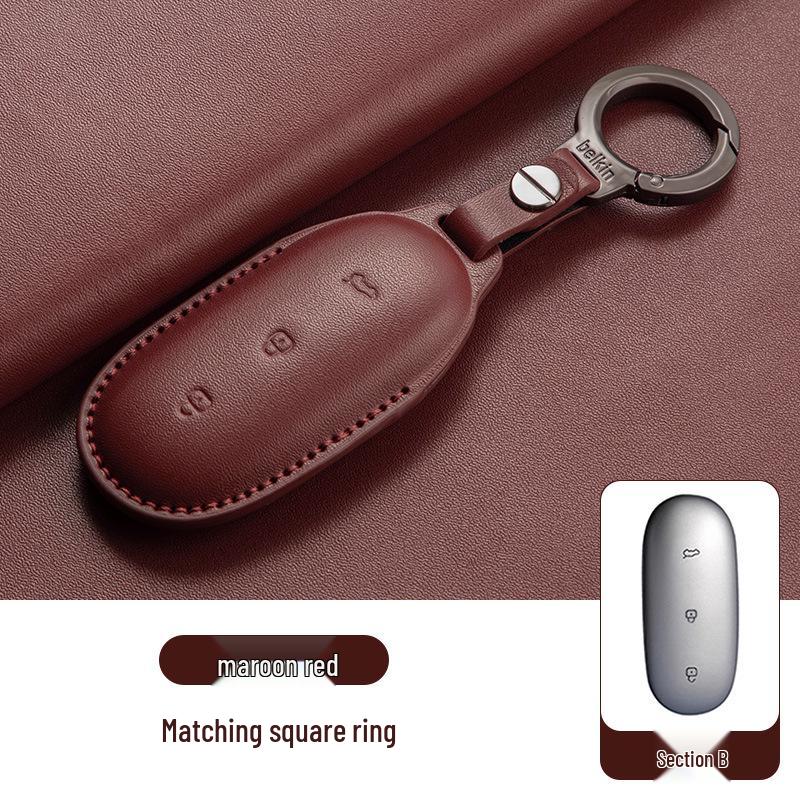 MAGE Premium Leather Key Cover for 2024 Li Auto L6-L9 Models