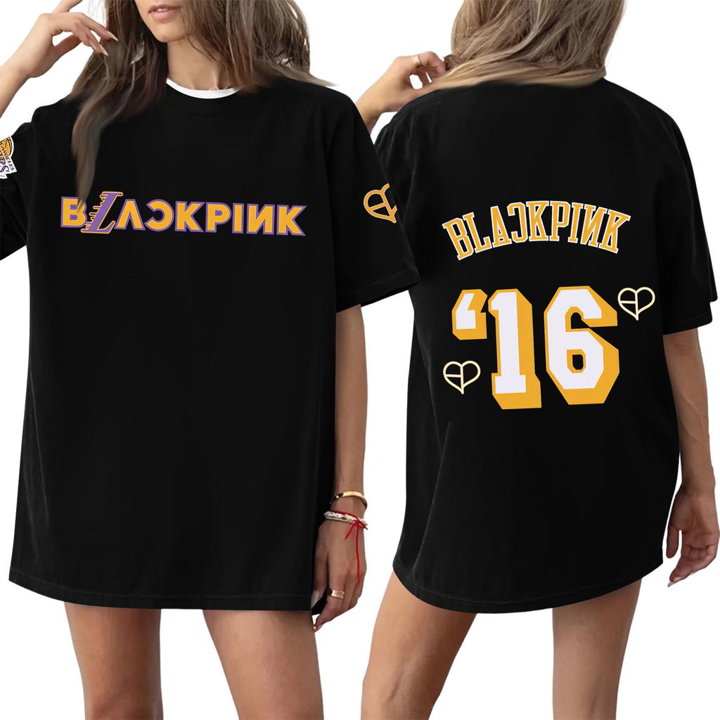 Women's Round Neck Printed Short-sleeved T-shirt Top