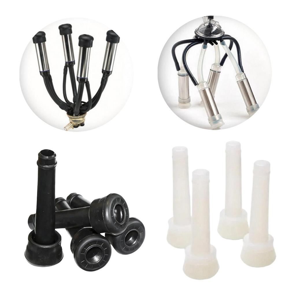 Convenient Milk Cup Liners Soft Teat Protection Plastic Milking Machine Accessory for Dairy Farm Cluster