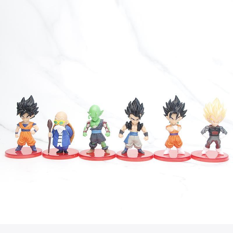 Figures Dragon Ball Childhood Goku Super Saiyan Pvc Model Toys Car Display