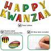 36 PSC Kwanzaa Bulletin Board Decorations Set - Kwanzaa Decorations Happy Kwanzaa's Wall Decoration Kwanzaa's Classroom Decor for Happy Kwanzaa n n