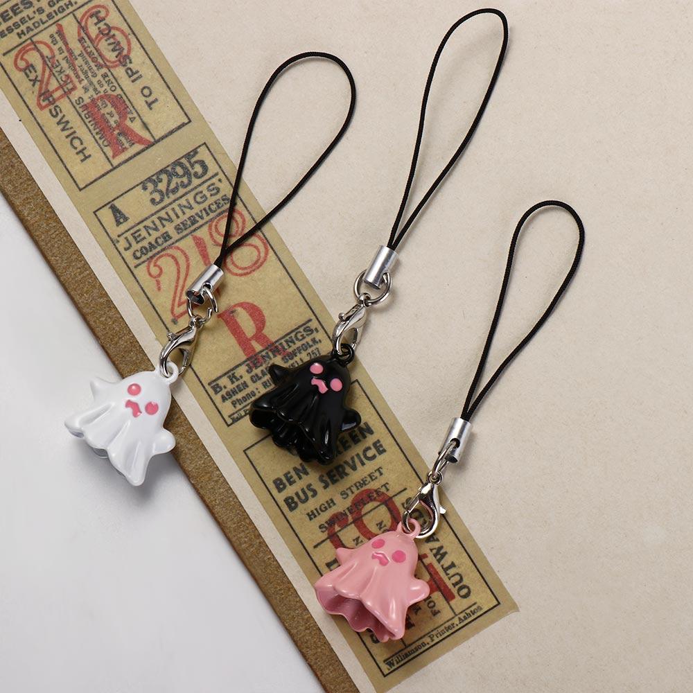 Halloween Ghost Phone Charms Spooky Y2K Phone Strap Fashion Phone Lanyard  Women Girls