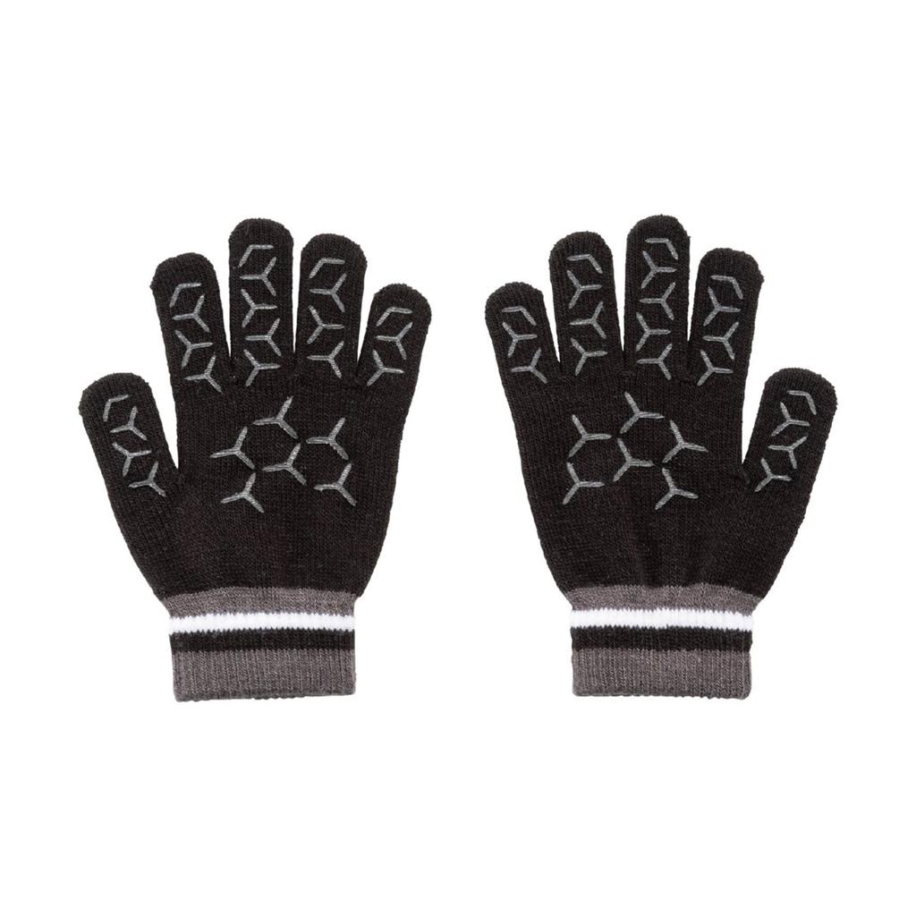 Training Wear Junior Knit Gloves 32JYC902 Unisex Black JR