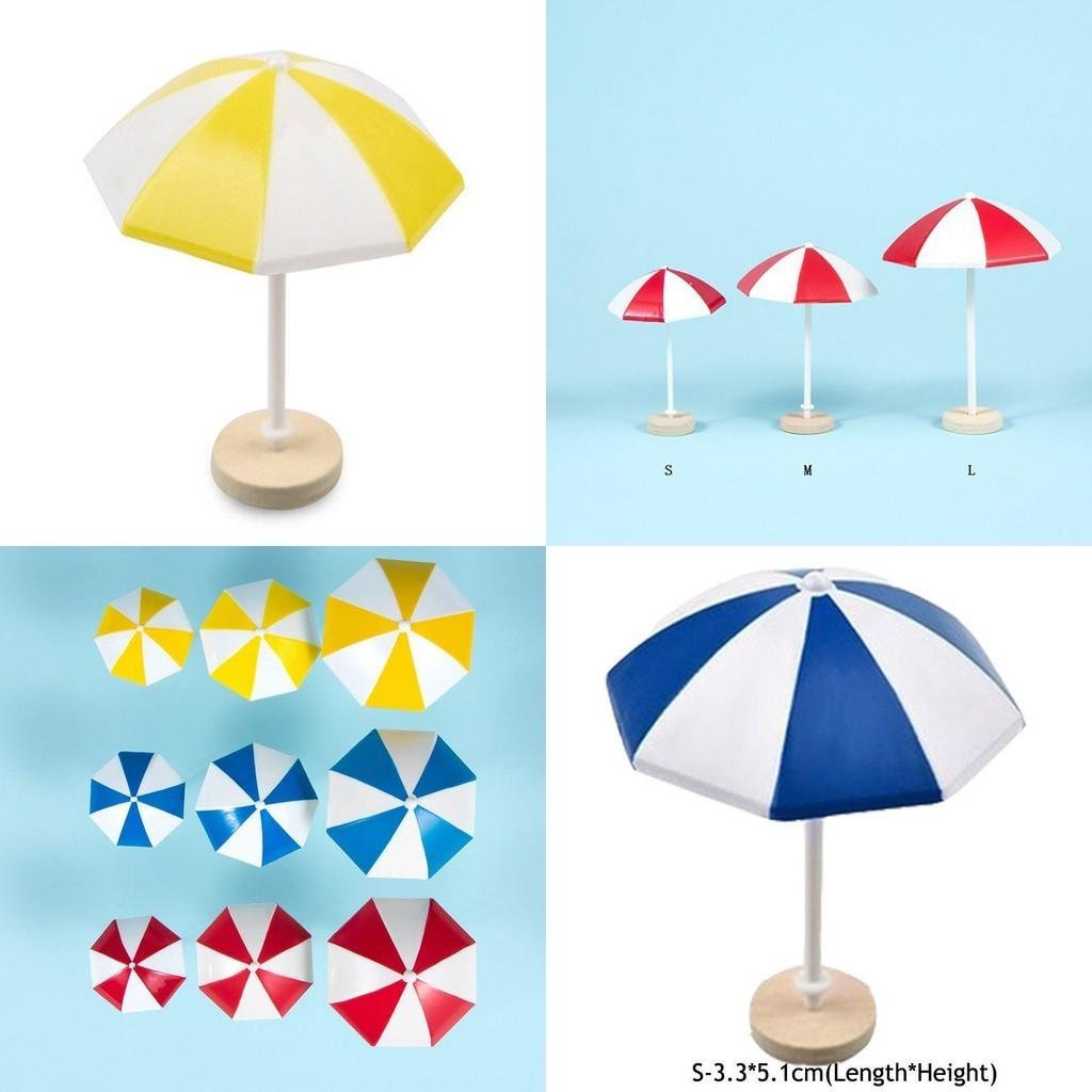Entzückender Mini-Sonnenschirm Mikro-Landschaft Ornament für bezaubernde Puppenhaus-Dekoration