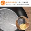 WANGYUANJI Iron Frying Surface Induction Glass Natural Wood for and Pan, 28cm, Deep, Nitrided, Non-Stick, Rust-Resistant, Treated, Compatible, Lid,