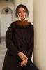 Balaclava Hood with Snaps, Cameo-Virginia Red
