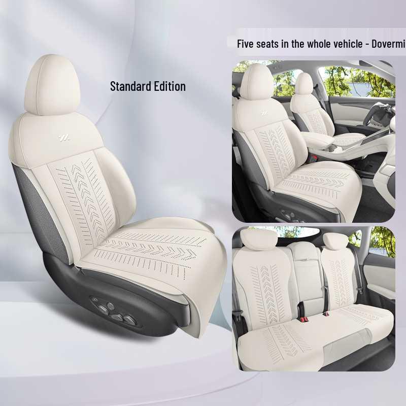 ZEEKR L6/LS6 Suede Car Seat Cushion - Four Seasons Universal Half-Surround Cover Note car model year