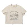 Bbc EarTh PlaneT Woven ShorT Sleeve T shirT  Cream    [24ss]
