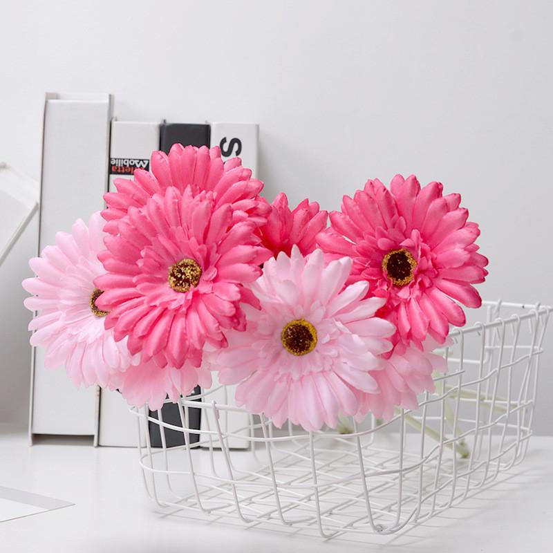 Bolus Jamesonii Gerbera Faux Flower Artificial Plant Ornament For Decor Home