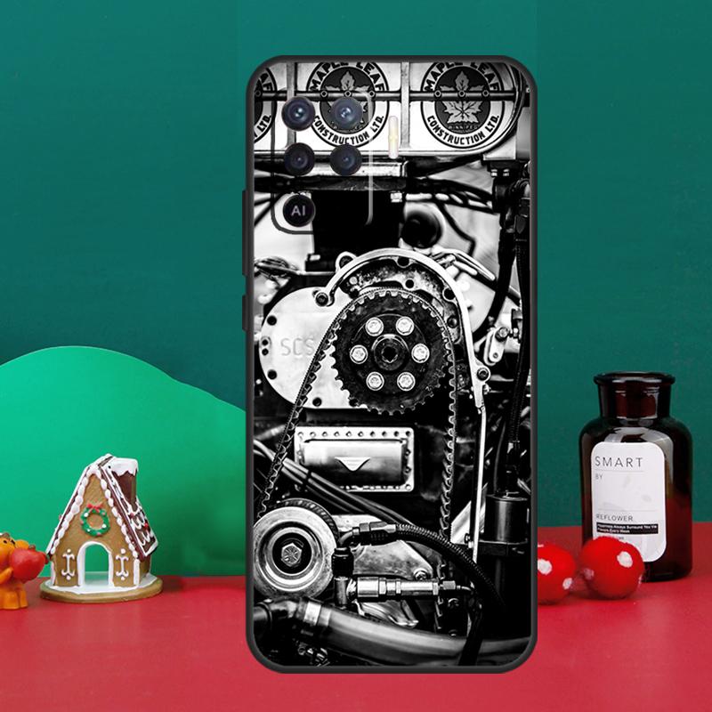 

Motor Engine Motorcycle Case For Oppo A16 A76 A96 A17 A60 A40 A80 A98 A58 A78 A18 A38 A57 A74 A54 A94 A15 A5 A6 Pro OPPO A78 4G