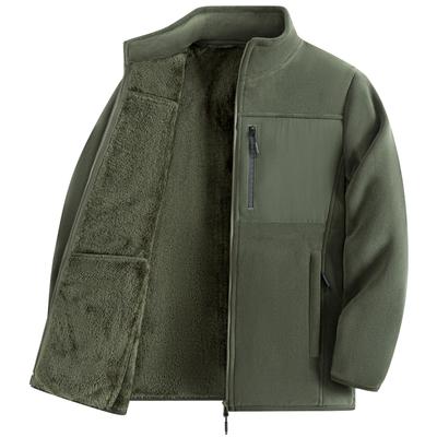 Herbst- und Winter-Samt-Verdickte Herrenjacke Outdoor Winddicht Warm Werkzeugjacke