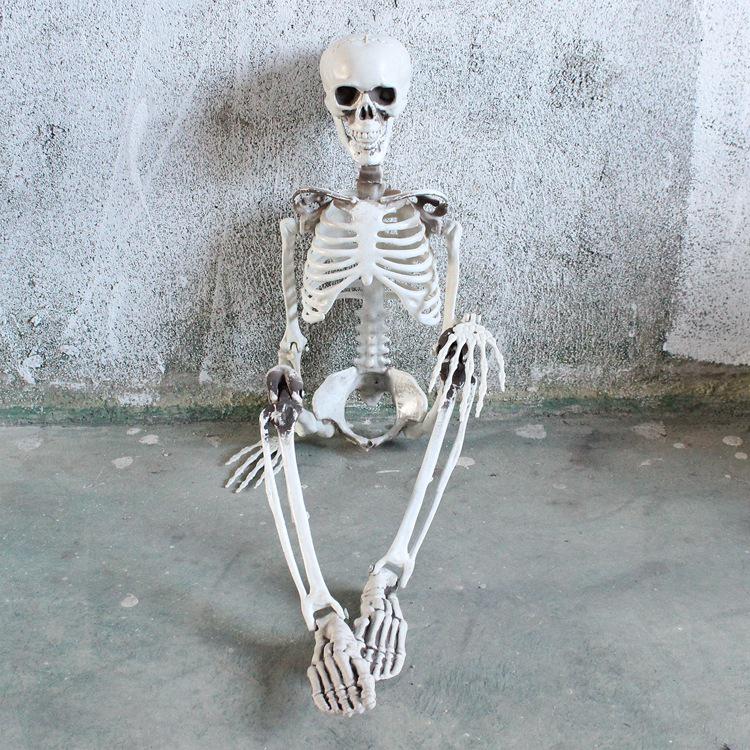 Halloween Hanging Skeleton Ghost: Scary Haunted House Prop