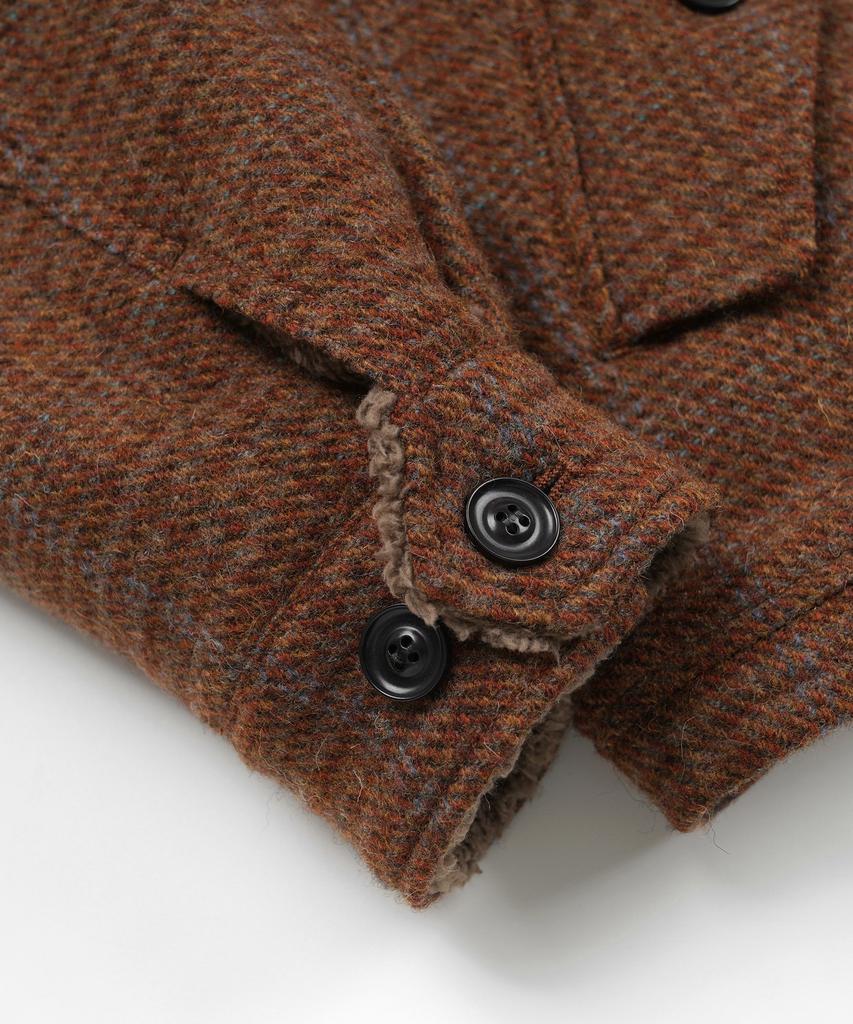 Frizmworks Fluffy Wool Harrington Jacket _ Maple