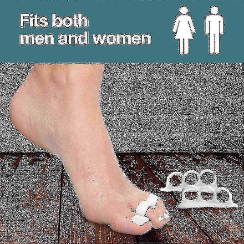 2026 New 4pcs Hammer Toe Straightener And Orthotics Soft Gel Splint Reduce Foot Pain And Prevent Overlap Tw