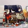 Cuphead Flannel Blanket, High quality Comfortable for All Seasons, Home Decor, Warmth and Comfort