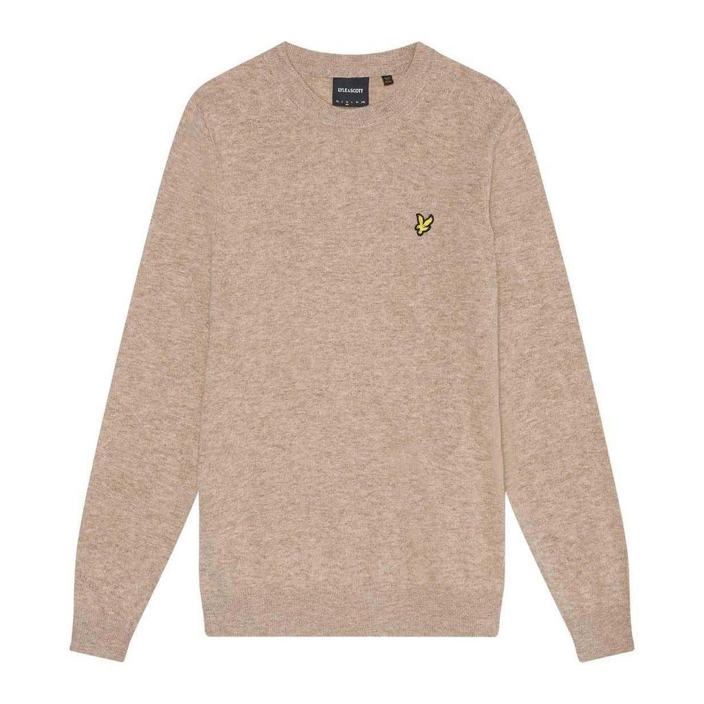 Lyle & Scott Mens Lambswool Round Neck Jumper