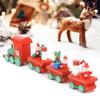 Cute Christmas   Rail Car Compartment Toy Christmas Decoration Ornament Children Gift Red