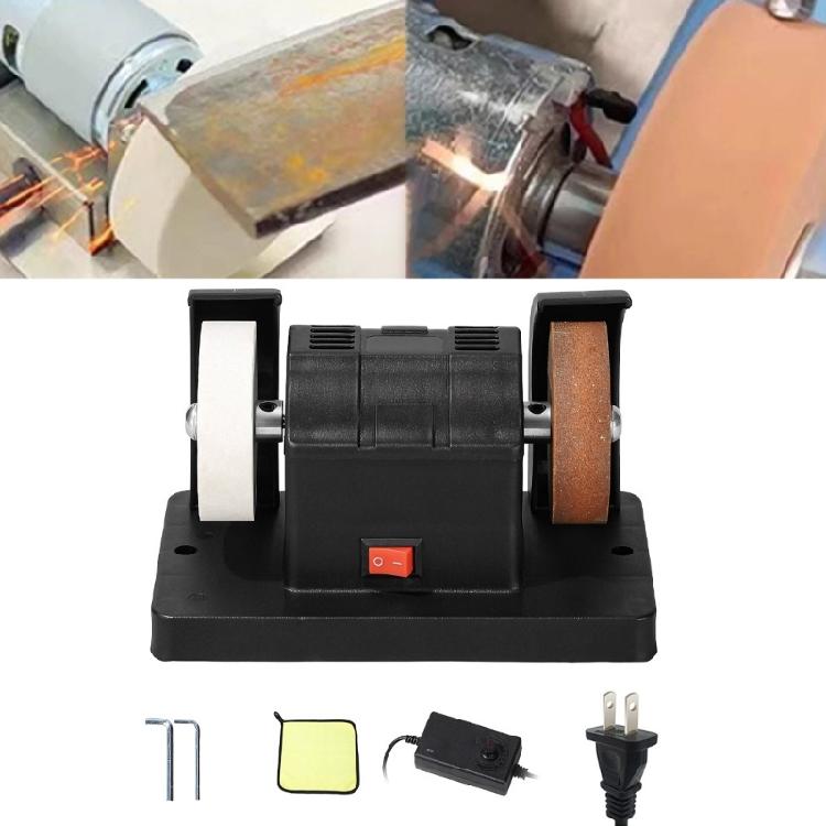 Desktop Grinder 100W Power Stepless Variable Speed For Professional Metal Polishing Wood Carving DIY Projects