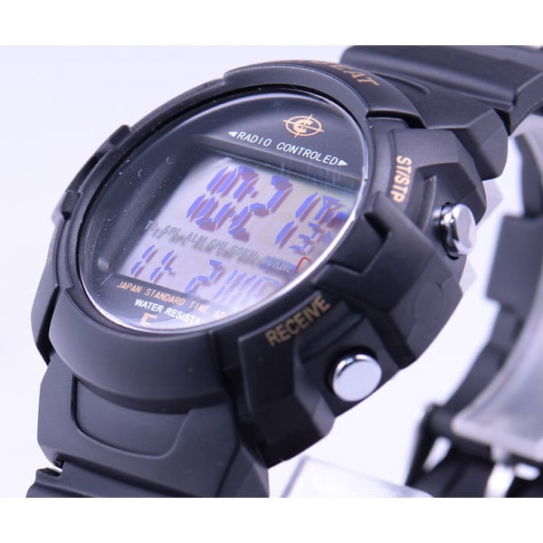 J-AXIS WRC15 Men's Quartz Digital Wrist Watch - Silver / Black / Navy WRC15-S WRC15-BK WRC15-BL Gift Casual Business Sports Student