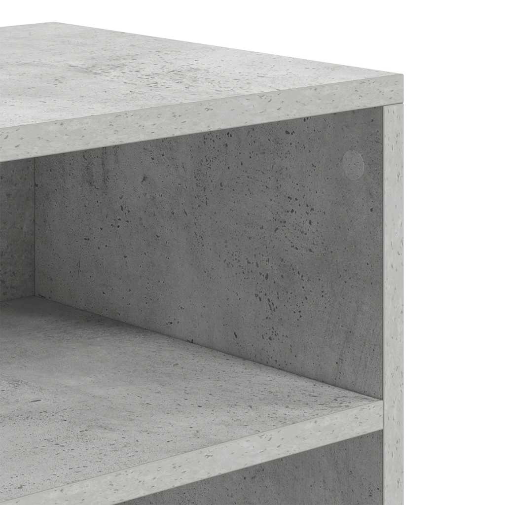 Bookshelf Concrete Grey 60 x 30 x 71.5 cm Engineered Wood