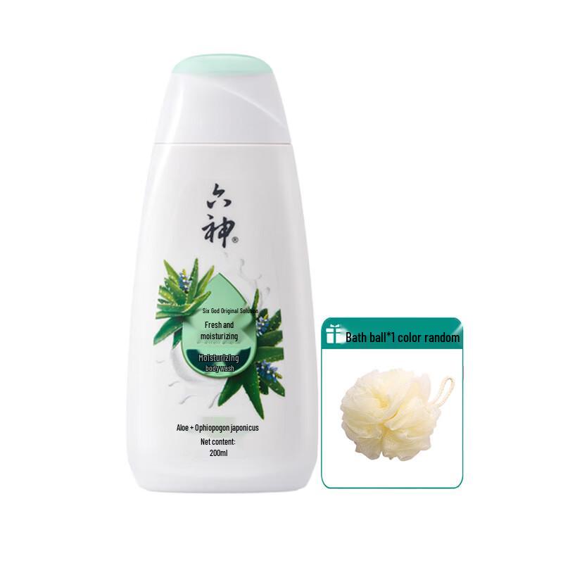 

Гель для душа Liushen Fresh Moisturizing с мочалкой-шаром