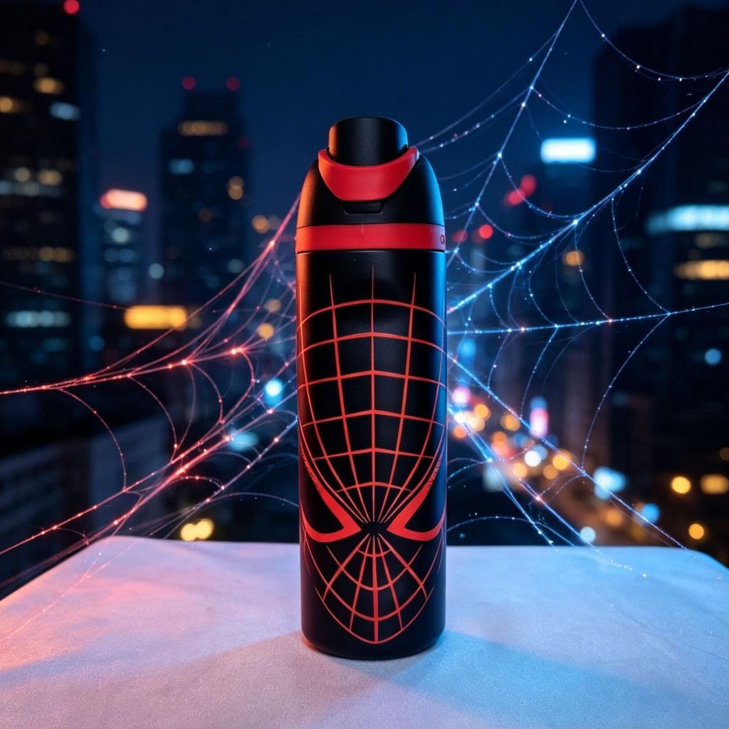 Owala Stainless Steel Insulated Cup Spider-man Portable Straw Cup Sports Water Bottle