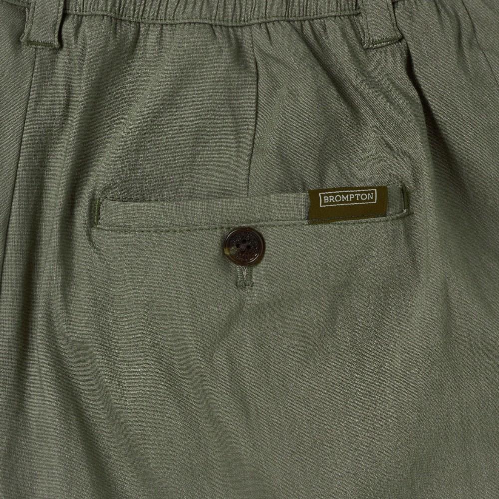 BROMPTON LONDON W Linen Short - Khaki (P252Whp430)