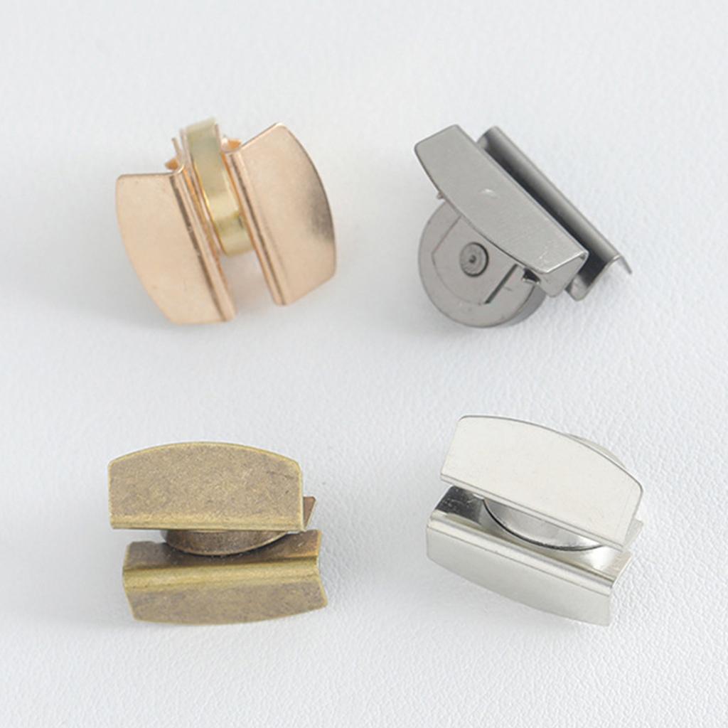 10pcs Strong Magnetic Snap Closures For Bags Secure Electroplate Color Magnetic Clasp For Handbags Backpacks And Wallets