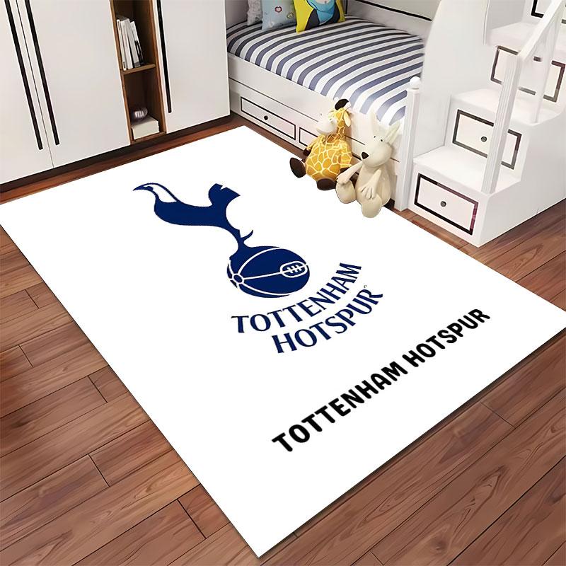 Blue Tottenham Hotspur Logo Carpet Suitable As a Non-slip Mat for the Living Room or Bedroom Sofa