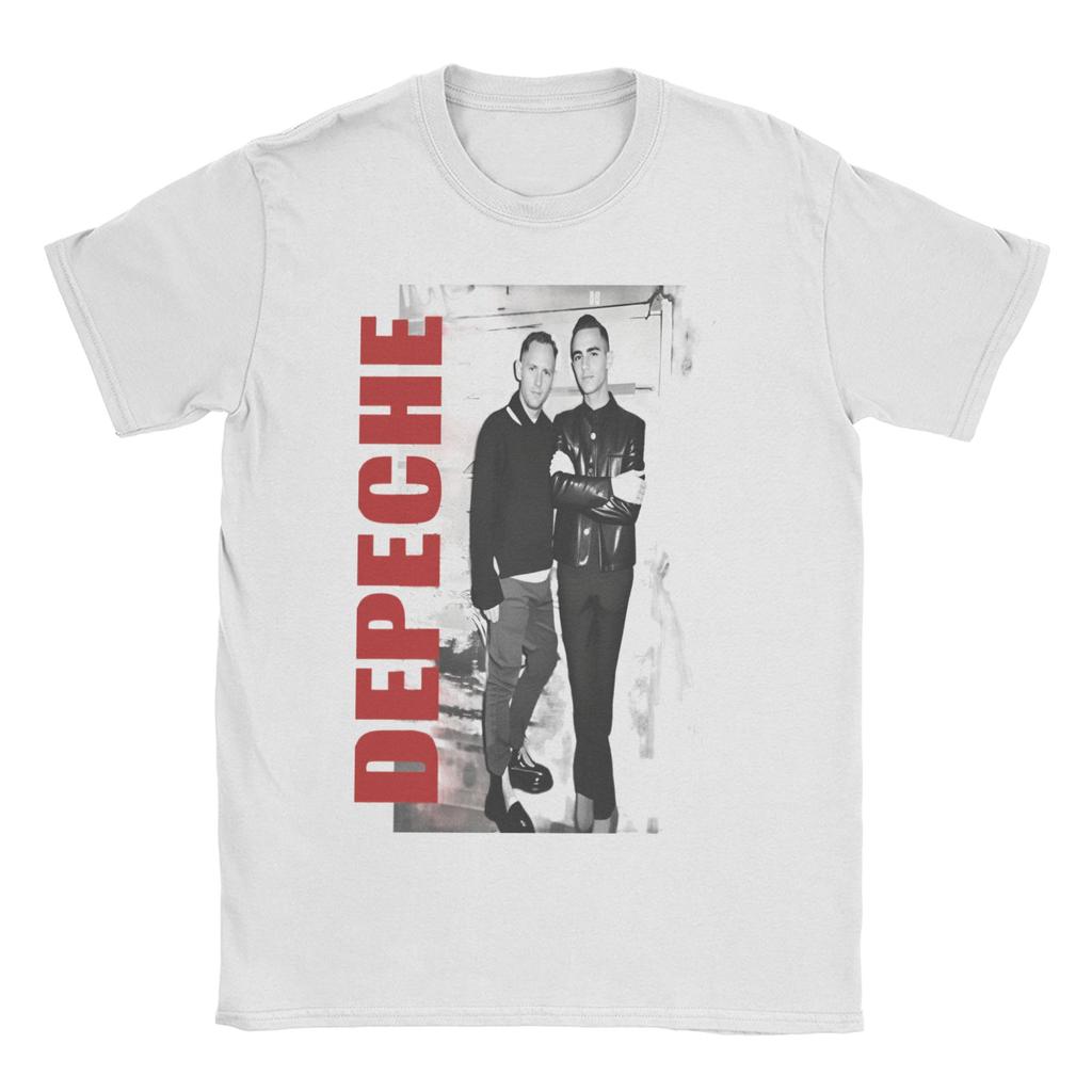 Electronic Rock Depeche Cool Mode Men T Shirt  Casual Tee Shirt Short Sleeve Crew Neck T-Shirt Cotton Plus Size Clothing