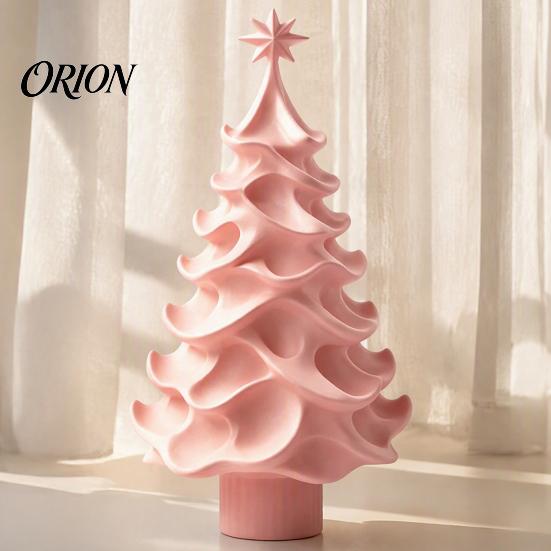 Minimalist Christmas Tree 3D Printed Ornament, Modern Tabletop Decor Crafts for Home Office Display, Festive Holiday Craft, Unique Gift Friends