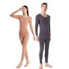 Unisex 7A Antibacterial Cashmere Thermal Underwear Set for Autumn/Winter - Seamless, Warm, and Comfortable