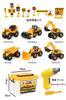 Construction Vehicle Assembly Toy DIY Educational Toy for Boys and Popular Tool Birthday Christmas Gift 6-Car Set, Girls, Set, Gift,