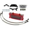 one set Oil Cooler Motorcycle Oil Radiator Gy6 Universal 50cc 80cc 100cc 110cc 125cc Moto Moped Dirt Pit Bike Motocross Cooling