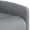 Relaxation Armchair Light Grey Fabric
