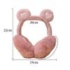 Cute Bear Ears Winter Warm Earmuffs Plush Thick Soft Ear Muffs Protect Ears Foldable Warmer Cover Earflaps for Women Girls Kids