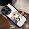 F-Family Funny Guy Phone Case For IPhone 17 Pro Max 15 Pro 16 14 Plus 12 13 Mini 11 Pro Shockproof Soft Cover