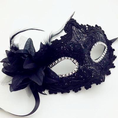 Elegant Women's Half-Face Masquerade Masks for Dance Parties, Princess Cosplay, & Children's Fashion Shows
