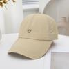 Spring And Summer Lengthened Along Embroidery Quick-Drying Baseball Cap For Women Breathable And Versatile Sunshade Wide-Brimmed Peaked Cap For Men