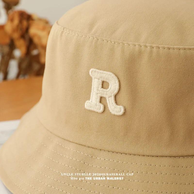 Men Big Head 63Cm Bucket Hats For Women Large Size Bob Four Seasons Cotton Fisherman Hat Letter Outdoors  Sun Hat  Xl