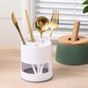 Razor Storage Shelf Stand Toothpaste Organizer Toothbrush Holder Chopsticks Box Drain Rack