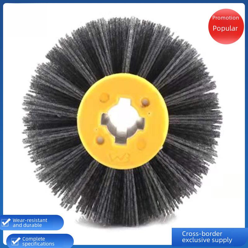 Cross-Border Abrasive Wire Drawing Sisal & Horsehair Polishing Brush for Wood Restoration & Deburring