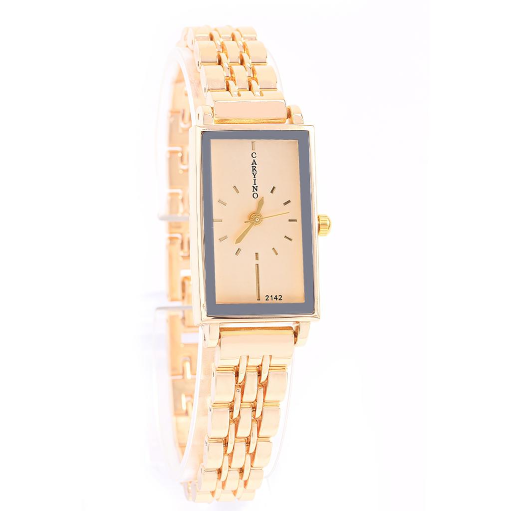 Fashionable simple women's quartz watch rectangular large dial, suitable for daily wear, anniversaries, Christmas gifts