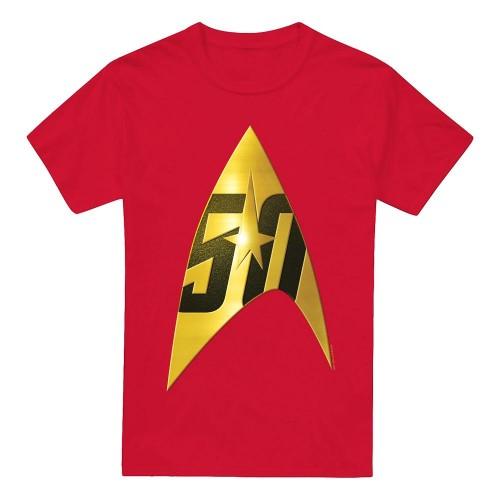 Star Trek Mens 50th Anniversary Delta T-Shirt