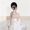 Exquisite Flower Hair Clip Elegant Bride Hair Vine Pearl Tassels Hair Accessories  Wedding Dress
