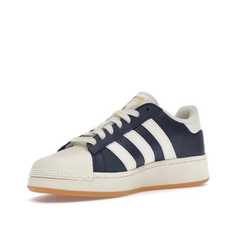 Adidas Superstar XLG Night Indigo Cream White Women Sneakers Blue Gum ID5699