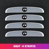 DIG1 4 Pieces Anti-collision Strip Protective Stickers With Car Logo For Volkswagen VW Tiguan CC Jetta Polo Golf 4 5 6 Passat B5 B6