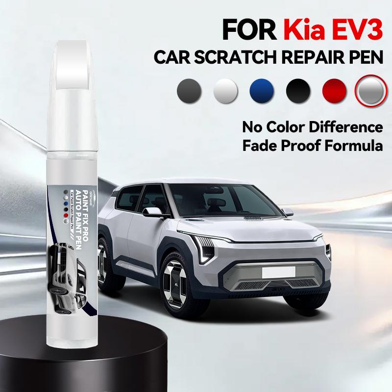 Car Paint Repair Pen For KIA EV3 Paint Scratch Repair Accessories Black 9B Green Grey Orange 06 White Pearl U4 Black 9B
